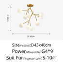 Luxurious Firefly LED Chandelier by Axyaa - Modern Nordic Home Lighting
