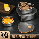 Axyaa Stainless Steel Crisper Bento Box with Lid for Refrigerator Storage