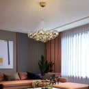 Axyaa Glass Ball Gypsophila Chandelier: Modern Luxury Lighting for Home, Living, Dining & Bedroom