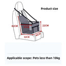 Axyaa Pet Car Seat Basket for Dogs & Cats - Breathable & Waterproof Seat with Safety Features
