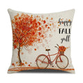 Axyaa Thanksgiving Pumpkin Pillow Cover 45*45cm Home Decor Cotton Linen