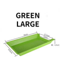 Axyaa Large Rectangular Skewer Tray for BBQ and Fried Skewers