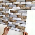 Axyaa Thicker Marble 12"x12" Self-Adhesive Tile Backsplash - Pack of 10/20
