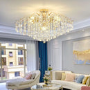 Axyaa Crystal Ceiling Lamp: Modern, Elegant & Chic for Living Room and Dining Room