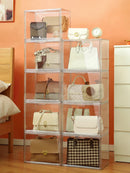 Axyaa Acrylic Luxury Handbag Display Box, Transparent Organizer for Stylish Lady Bags
