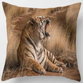 Axyaa African Lion Digital Print Pillowcase Decorative Cover