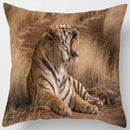 Axyaa African Lion Digital Print Pillowcase Decorative Cover