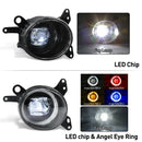 Axyaa LED DRL Angel Eye Fog Lamps for Mitsubishi Lancer 2008-2013