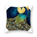 Axyaa Gold Mountains Geometric Sun Moon Cushion Cases- Home Decor Almofadas