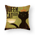 Funny Cartoon Cat & Dog Pillow Covers by Axyaa: Luxury Sofa Bed Decor Pillowcase