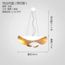 Axyaa Italian Lotus Leaf LED Pendant Chandelier for Elegant Indoor Lighting