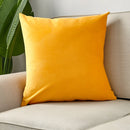 Yellow Velvet Cushion Covers 45x45cm Nordic Home Decor by Axyaa