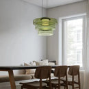 Axyaa Glass Pendant Lamp LED Chandelier for Home Decor
