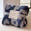 Axyaa Luxury Flannel Travel Blanket: Lightweight, Soft, Non-shedding, Colorfast Multipurpose Blanket