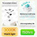 Axyaa LED Night Light Rechargeable Lamp for Bedroom Decor & Gifts