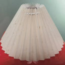 Axya Pleated Fabric Lampshade with Metal Frame – Various Colors Available