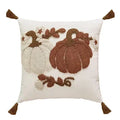 Axyaa Pumpkin Embroidered Halloween Cushion Cover 45x45cm