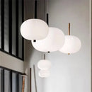 Axyaa Nordic Glass Pendant Lights - Simple Chandelier for Home Decor