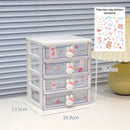 Axyaa Kawaii Desk Organizer Drawer for Stationery, Cards, and Small Objects