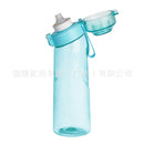 Axyaa 650ml Flavored Water Bottle: Sports Alr Up Drinking Cup with Fruit Fragrance Pods