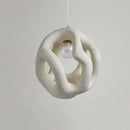 Axyaa Black Handmade Wabi Sabi Pendant Chandelier LED Lighting