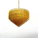 Axyaa Modern Crystal Glass Chandelier for Living and Dining Room