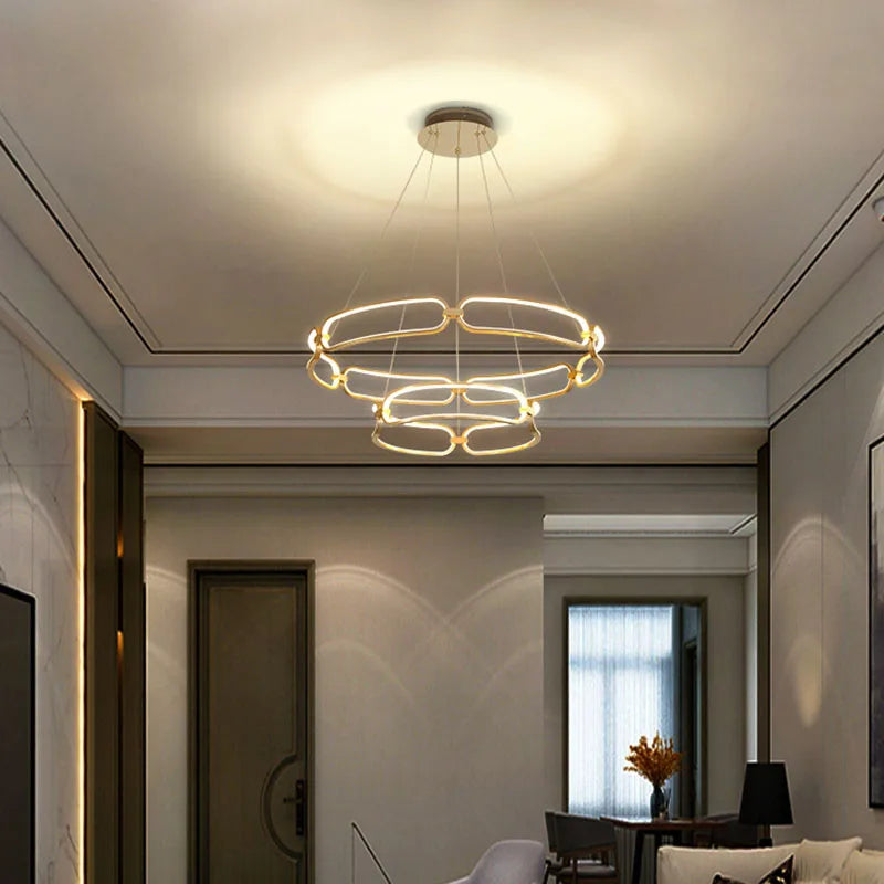 Axya Modern LED Pendant Chandelier for Home Decoration