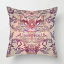 Axyaa Baroque Geometric Throw Pillow Case, Elegant Vintage 45X45CM Cushion Cover for Home