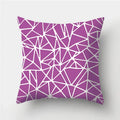 Axyaa Geometric Pattern Polyester Cushion Cover for Sofa Decor or Throw Pillow