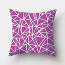 Axyaa Geometric Pattern Polyester Cushion Cover for Sofa Decor or Throw Pillow