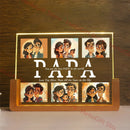 Axyaa Custom 3D Acrylic Lamp with Photo Text Night Light Gift
