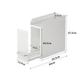 Spice Pull Out Drawer Rack by Axyaa - Dustproof Cup Storage Organizer