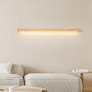 Axyaa Minimalist Wood Wall Lamp Straight Strip Design for Bedroom Bedside