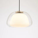Axyaa Glass Chandelier Modern LED Light for Bedroom Living Room Dining Room