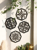 Hollow Out Wood Wall Hanging Decor Set by Axyaa - Home Crafts & Art Decoration