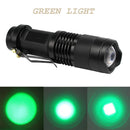 Axya LED Mini Tactical Flashlight 3 Modes Zoom Torch - 14500