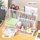 Axyaa Metal Mesh Office & Cosmetic Storage with Scratch-Resistant Pads