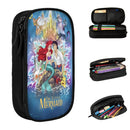 Axyaa Mermaid Double Layer Pencil Case | Large Capacity Stationery & Makeup Bag