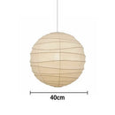 Axyaa Rice Paper Wabi Sabi Pendant Lamp, Ceiling Hanging Light for Kitchen, Living, Dining Room
