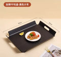 Axyaa Non-Slip Rectangular Restaurant Tray Large Dining Plate for Commercial Use