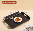 Axyaa Non-Slip Rectangular Restaurant Tray Large Dining Plate for Commercial Use