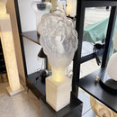 Axyaa Art Glass Marble LED Table Lamp