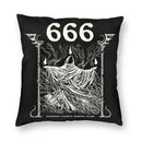 Axyaa Hail Satan Pattern Sofa Cushion Cover Pillowcase Home Decoration Party Car Bedding