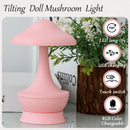 Axyaa Mushroom RGB LED Table Lamp Dimming Night Light