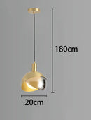 Axyaa Modern LED Pendant Chandeliers for Living Room Staircase Lighting