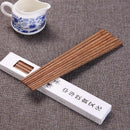 Axyaa Rosewood Chopsticks Set - Reusable Wooden Sushi Sticks, Healthy Kitchen Utensils