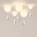 Axyaa Resin Bear Pendant Light - Kids Bedroom Hanging Lamp