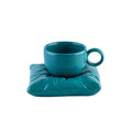 Axyaa Ceramic Coffee Cup Set: European Afternoon Tea, Breakfast Saucer, Dessert Plate, Gift