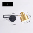 Axyaa Modern Rocker LED Wall Light for Room Decor, Bedside, Study, Adjustable Sconces