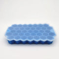Axyaa Silicone Honeycomb Ice Mold with Cover for Easy Release